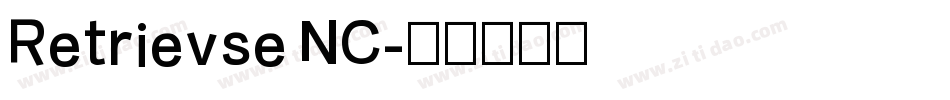 Retrievse NC字体转换